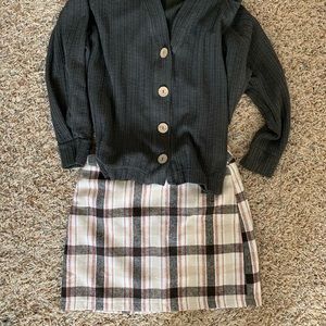 Plaid Skirt